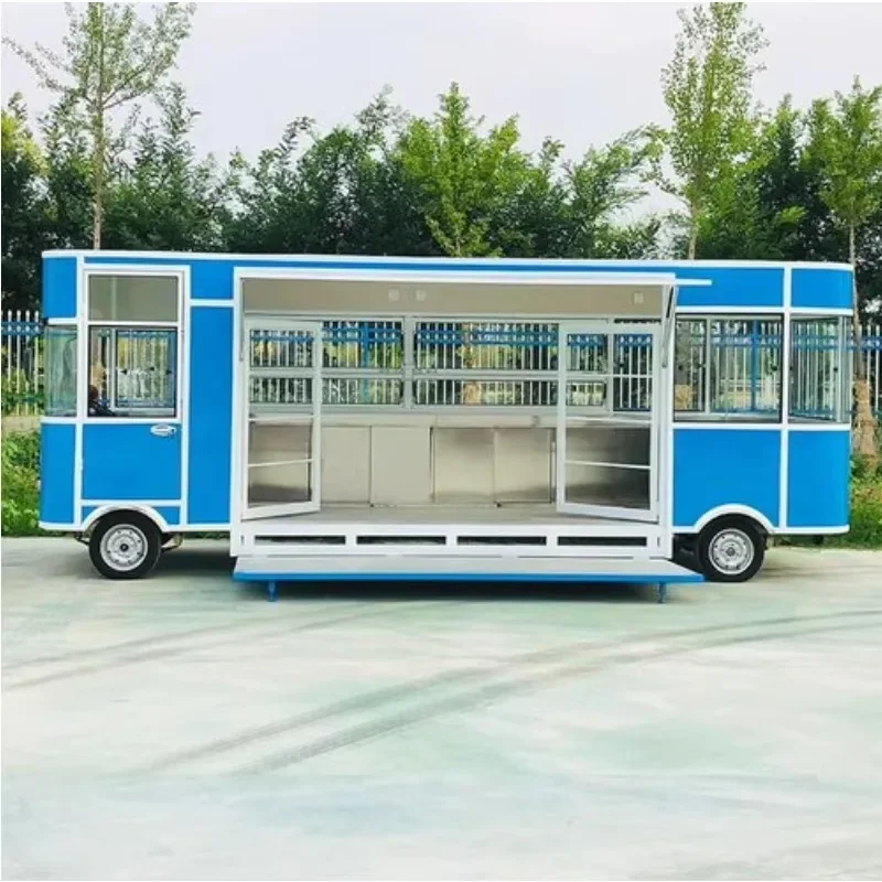 2025 جديد وصول مصنع المخرج الساخن بيع الملابس الكهربائية المتنقلة الأحذية القبعات والأوشحة فان شاحنة مقطورة بوتيك عربة #3