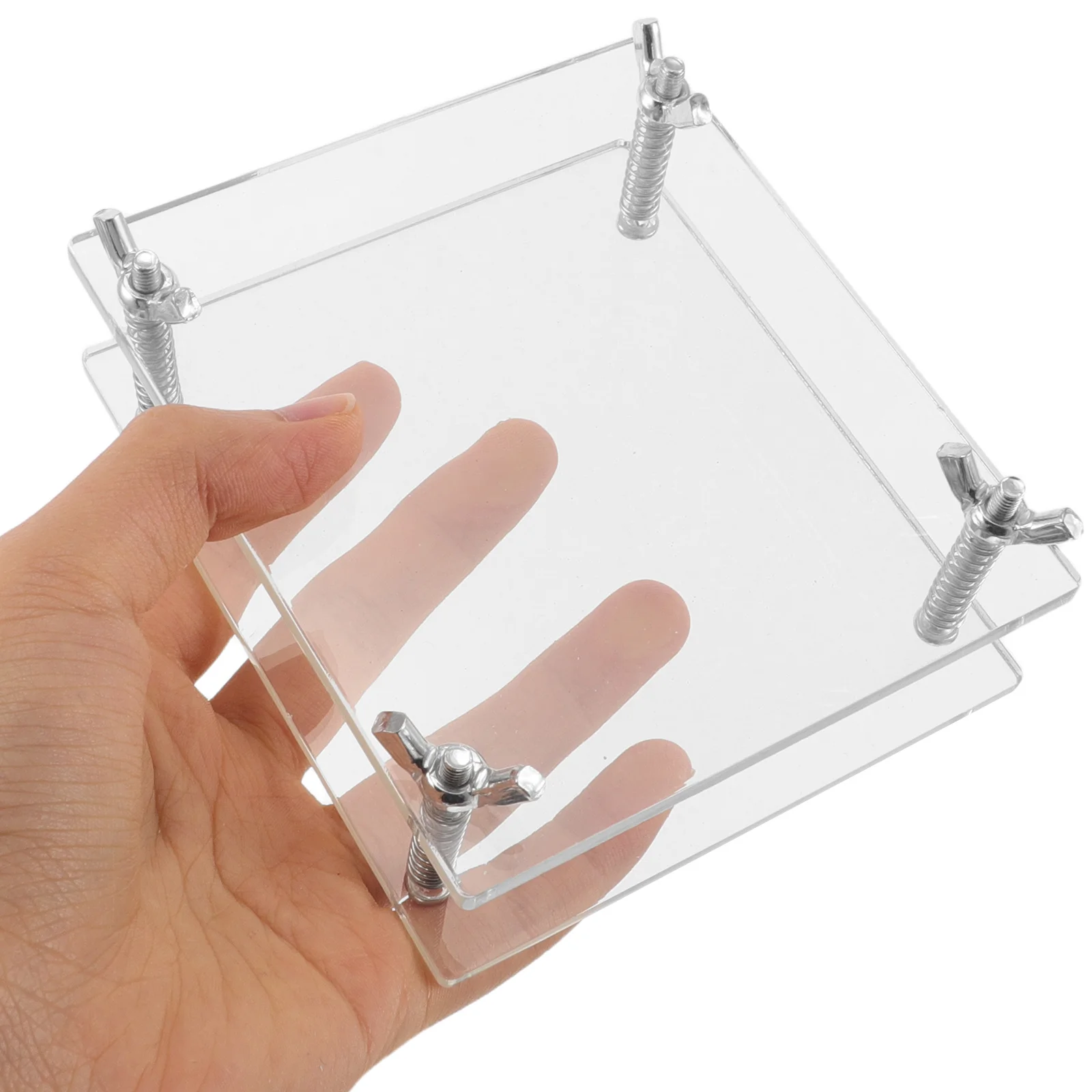 

2pcs Card Bending Corrector Presser Acrylic Flat Keeper For Sports Trading Cards Document Restoration Protection