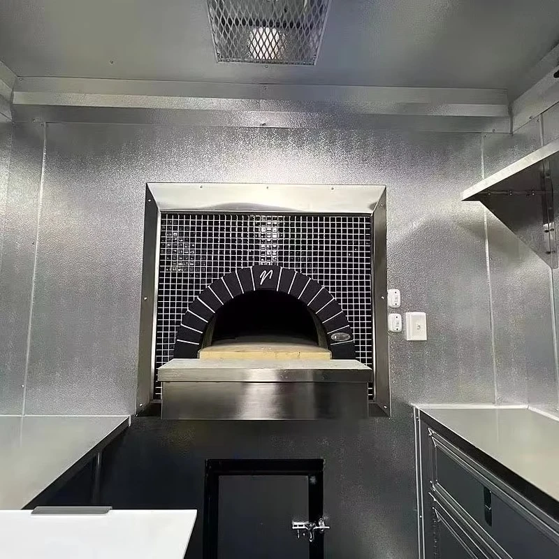 FOODLINE Intelligent Brake Lock Food Cart Anti Slip Worktop Safe Anti Collision Outdoor Snack Catering Equipment
