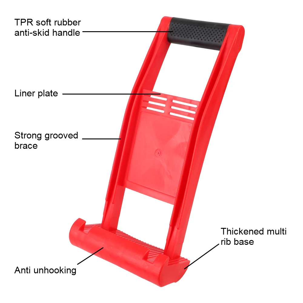 Load Tool Giant Panel Carrier Marble Plasterboard Load Lifter Panel Carrier Plier Wooden Board Extractor Carry Tile Tools 80 kg