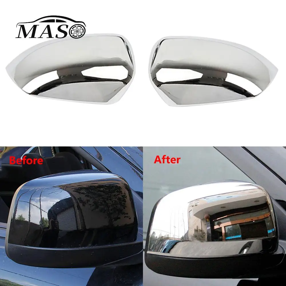 2 Pieces Car Side Rearview Mirror Cover Cap for Dodge Durango 2014 2015 2016 2017 2018 2019 2020 2021 2022