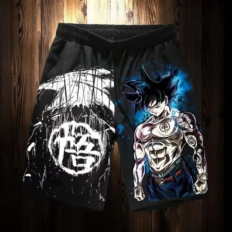 2024 neue Mode explosive Kinder 3D gedruckt Shorts sieben Dragon Ball Serie Herren Shorts