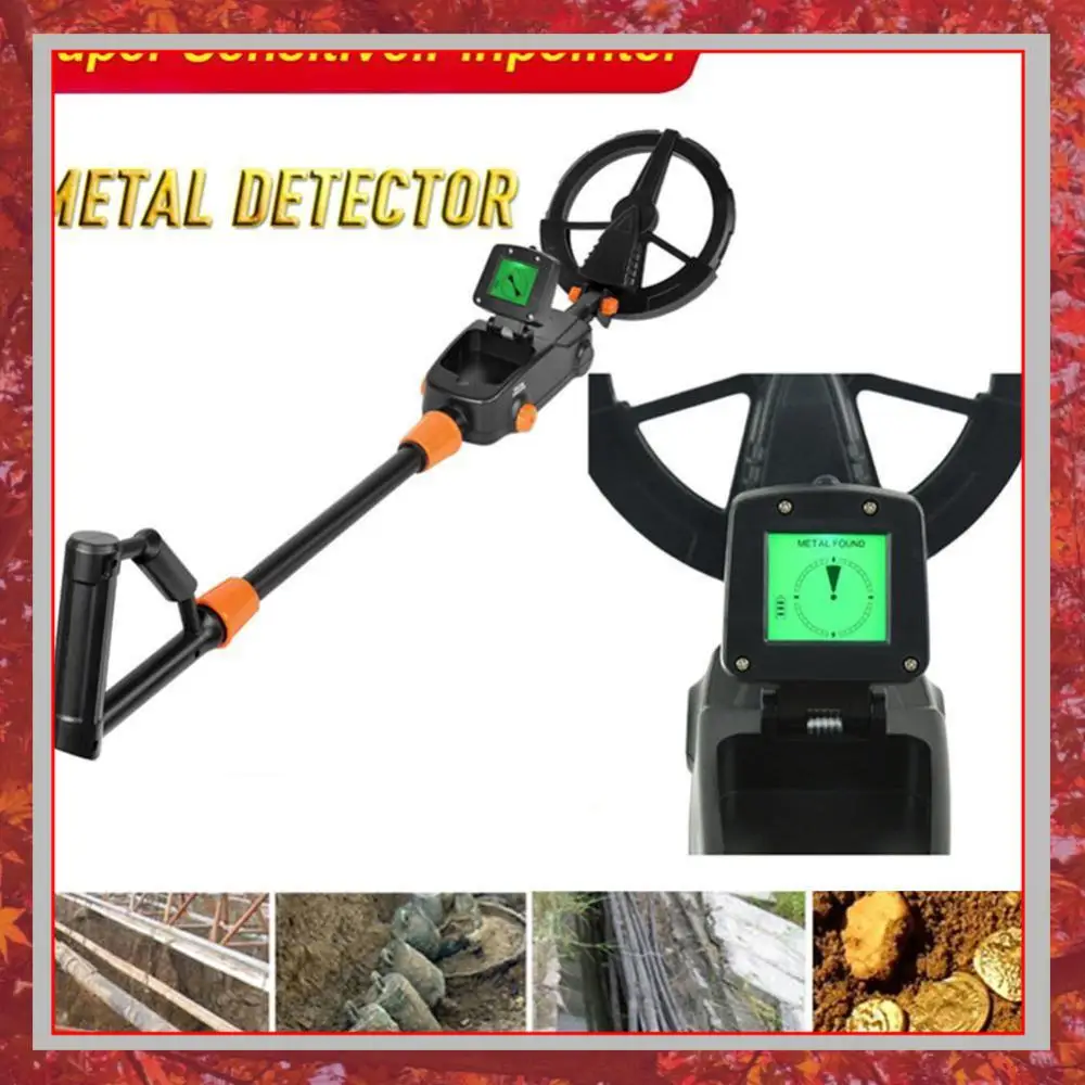 

Underground Metal Detector Adjustable Gold Silver Jewelry Treasure W/ LCD Display Waterproof Search Metal Seeker Tool MD1008A