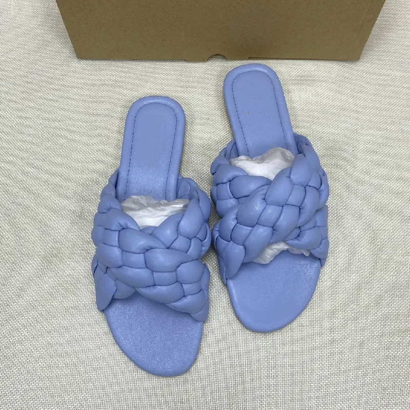Women Slippers New Summer Shoes Fashion Cross Ladies Beach Slides Breathable Female Plus Size Solid Shallow Woman Slipper