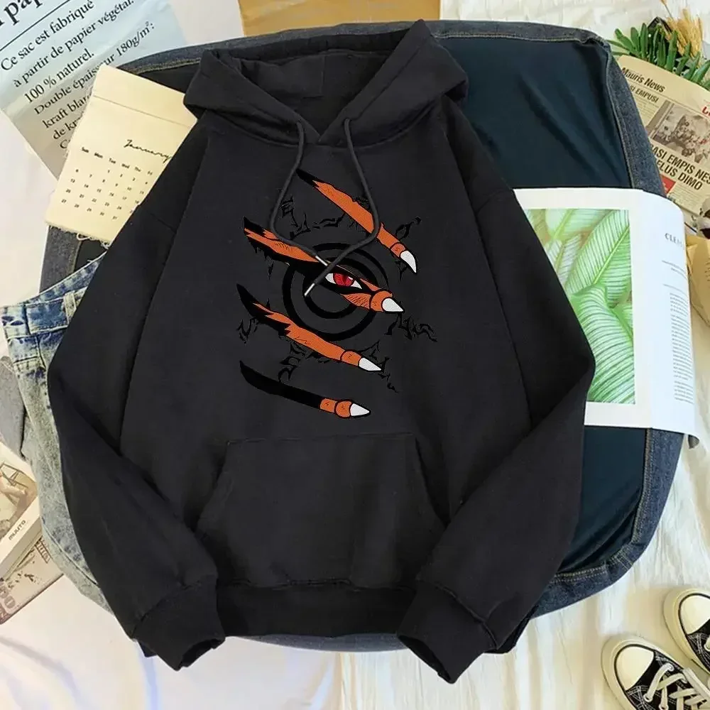 

2025 Autumn Men's long-sleeved anime Eye Kill pattern printed hooded sweatshirt comfortable and trendy clothing