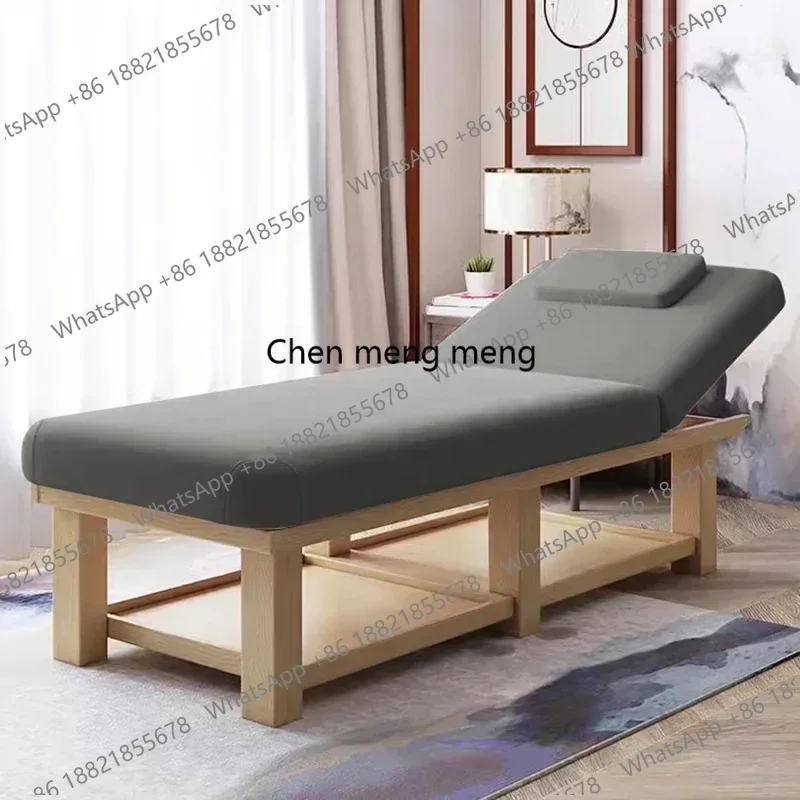 

Solid Wood Beauty Massage Tables Multifunction Moxibustion Physiotherapy Massage Beds Sauna Salon Furniture Cama Dobravel