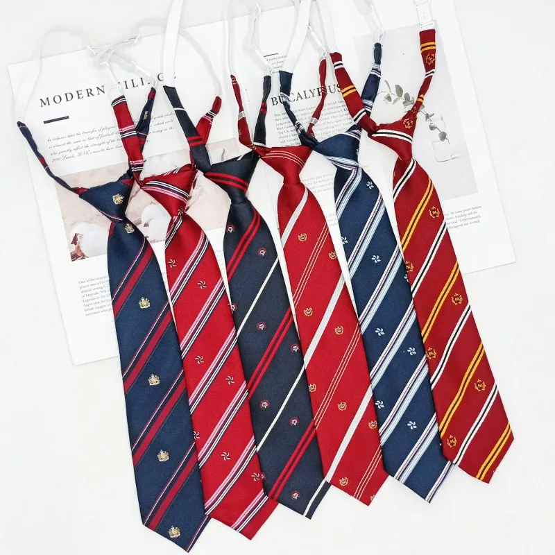 School Ties for Boys Girls Pre-tied Adjustable Bow Ties Uniforms Tie Set for Graduation Party Casual