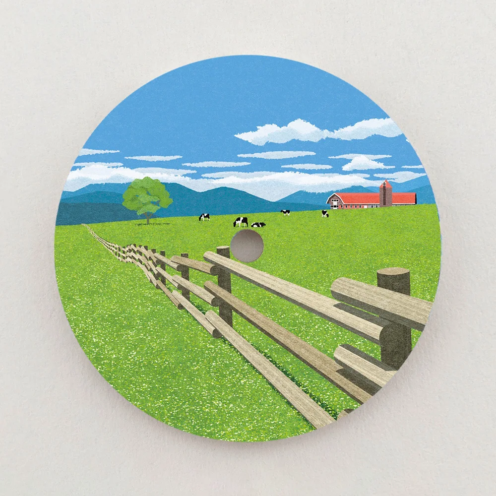 28.5mm Dial NH35 Dial Pasture Farm Scenery Dial Luminous Dial NH36 Dial Watch Accessories Fits NH35/NH36 Movements Custom LOGO