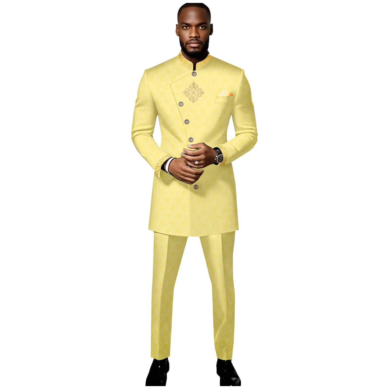 بدلة رجالية عنابي 2 قطعة سترة واحدة الصدر بدلة سهرة لحفلات الزفاف على الطراز الهندي بدلة رجالية أنيقة XS-6XL