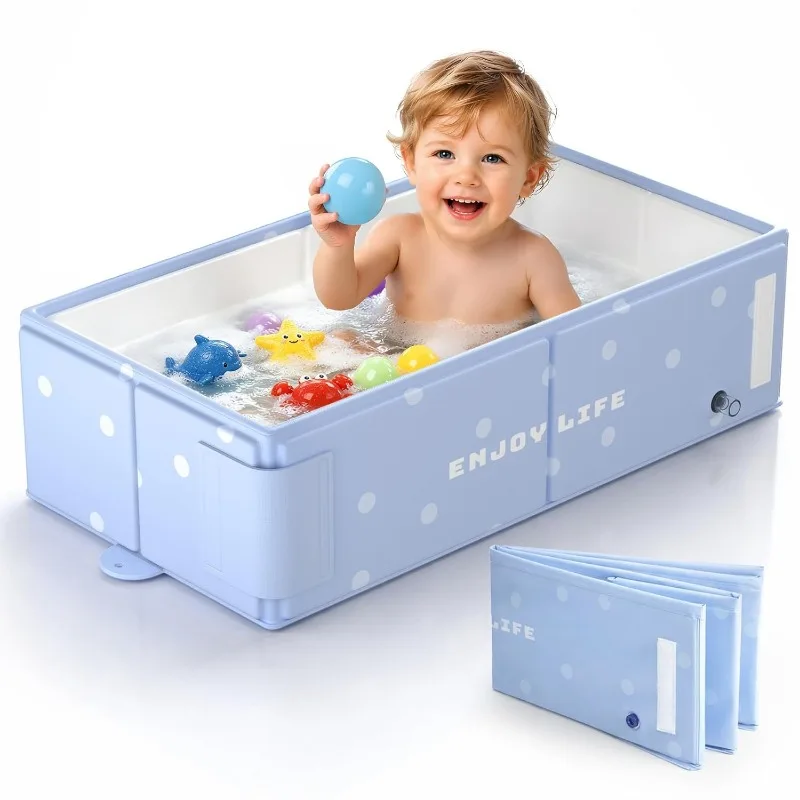 imbaby-portable-foldable-baby-bath-basin-bath-basin-easy-to-store-simple-bathtub-convenient-to-carry-for-indoor-and-outdoor-use