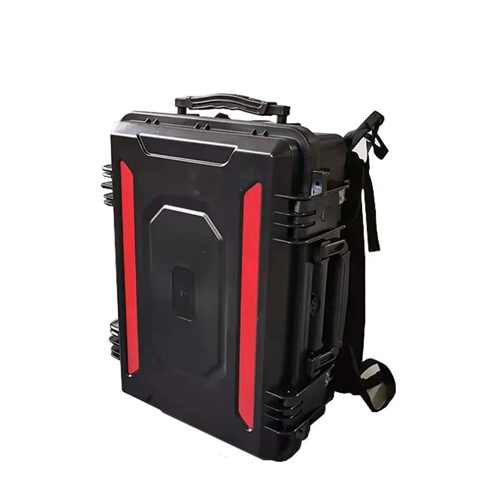DPC114 High-quality IP67 Waterproof Hard Plastic Backpack Plastic Tool Storage Case With Shoulder Strap 570*400*240mm