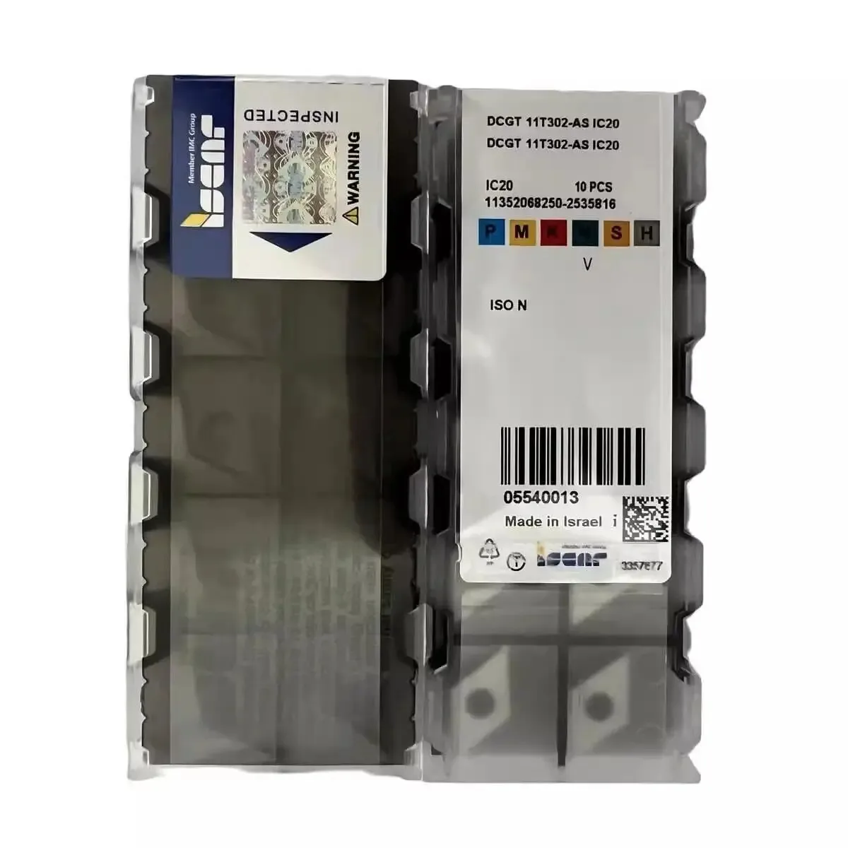 

DCGT11T302-AS IC20 /Industrial indexable carbide inserts 10 Pcs