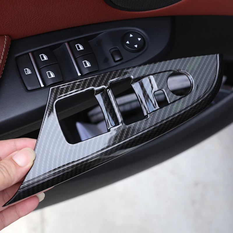 

For BMW X3 X4 F25 F26 2011-2017 ABS Chrome Car Window Glass Lifting Switch Buttons Frame Decoration Cover Trim Auto Accessories