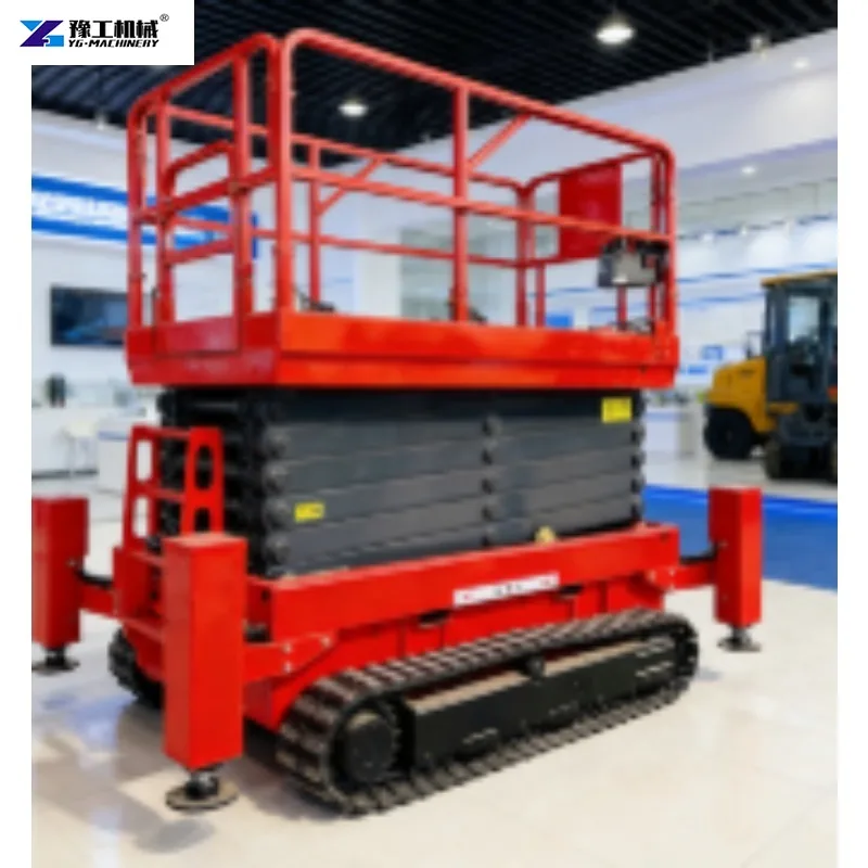 6m 8m 10m 12m Electric Scissor Lift Work Platform Scissor Lift Machine