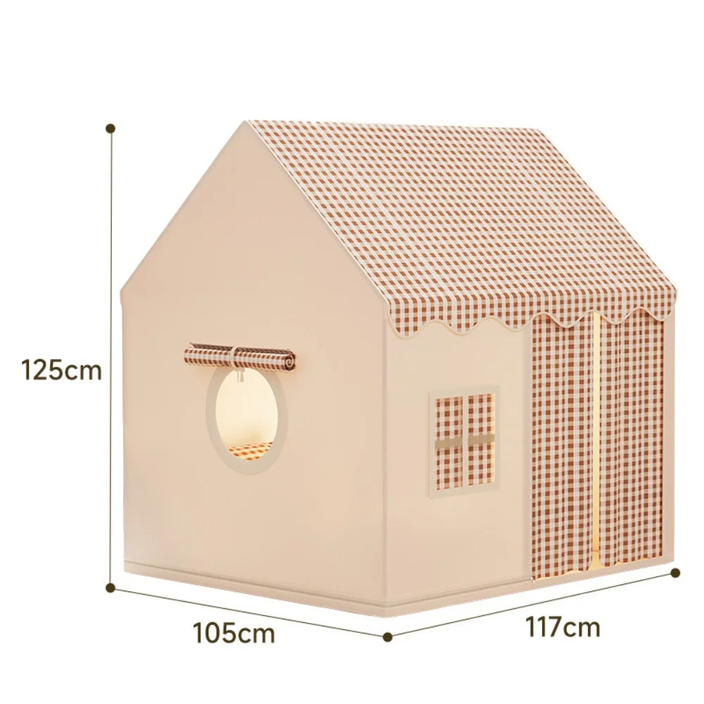 Children's Tent Play House Indoor Formaldehyde-Free Strong Bracket Large Space Available in Three Colors Kids Indoor Play Area