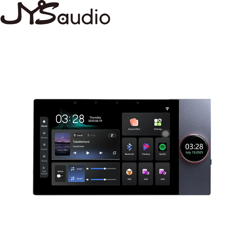 New Tuya 10inch IPS touch screen amplifier, smart home control display panel supporting Android 11 system,suitable for lobby use