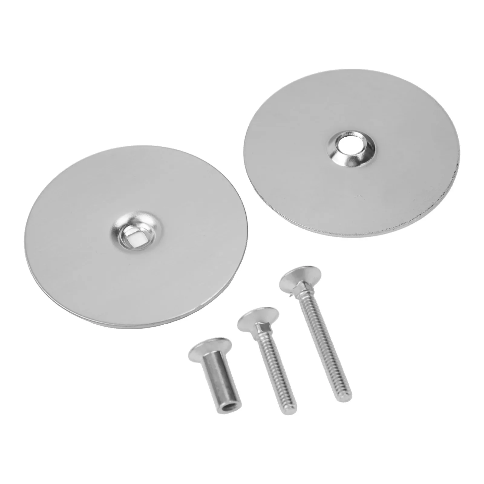 Door Renovation Hole Cover Plate Easy Installation Hardware Solution Furniture Installation Kit Included Steel Material