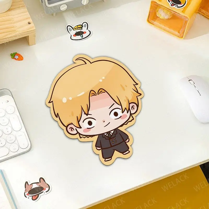 Picture 5: One Piece cartoon anime character cute mouse pad Japanese-style non-slip mouse pad two-dimensional Zoro laptop keyboard mat