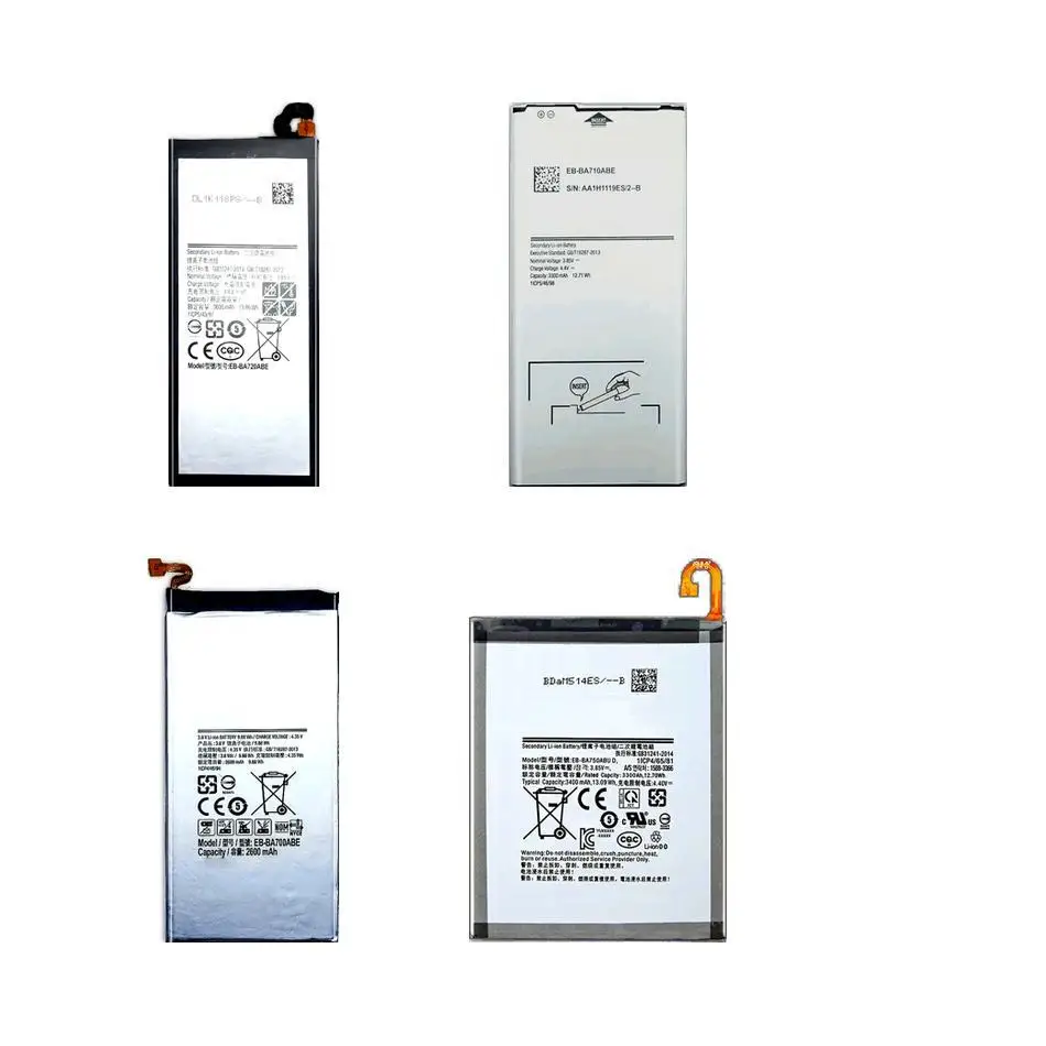 

Стабильный аккумулятор мобильного телефона EB-BA720ABE EB-BA750ABU EB-BA710ABE 2600-3600 мАч для Samsung Galaxy A7 2018 Pro 2017 2016 2015