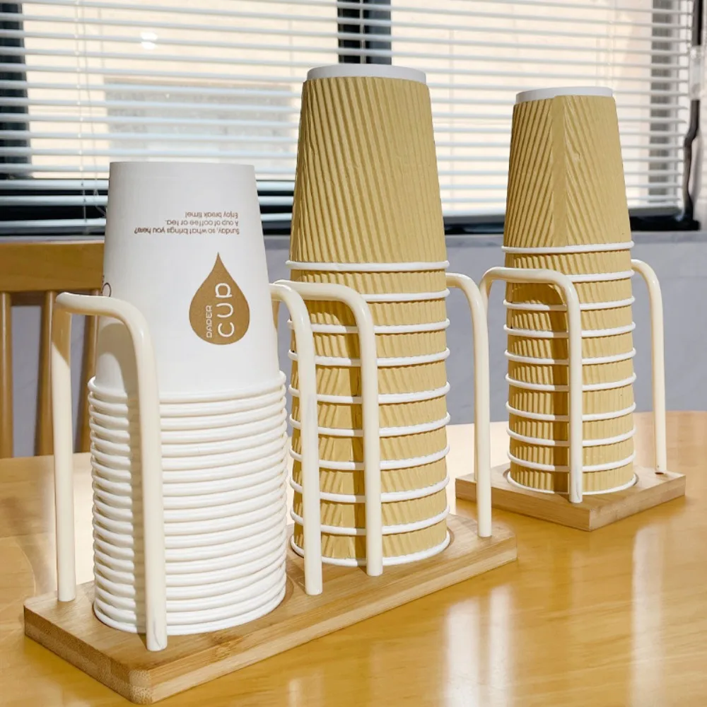 

Полка-стойка, одноразовый держатель для бумажных стаканчиков с более длинной палочкой, акриловый диспенсер для чашек для воды и чая, роскошный домашний органайзер