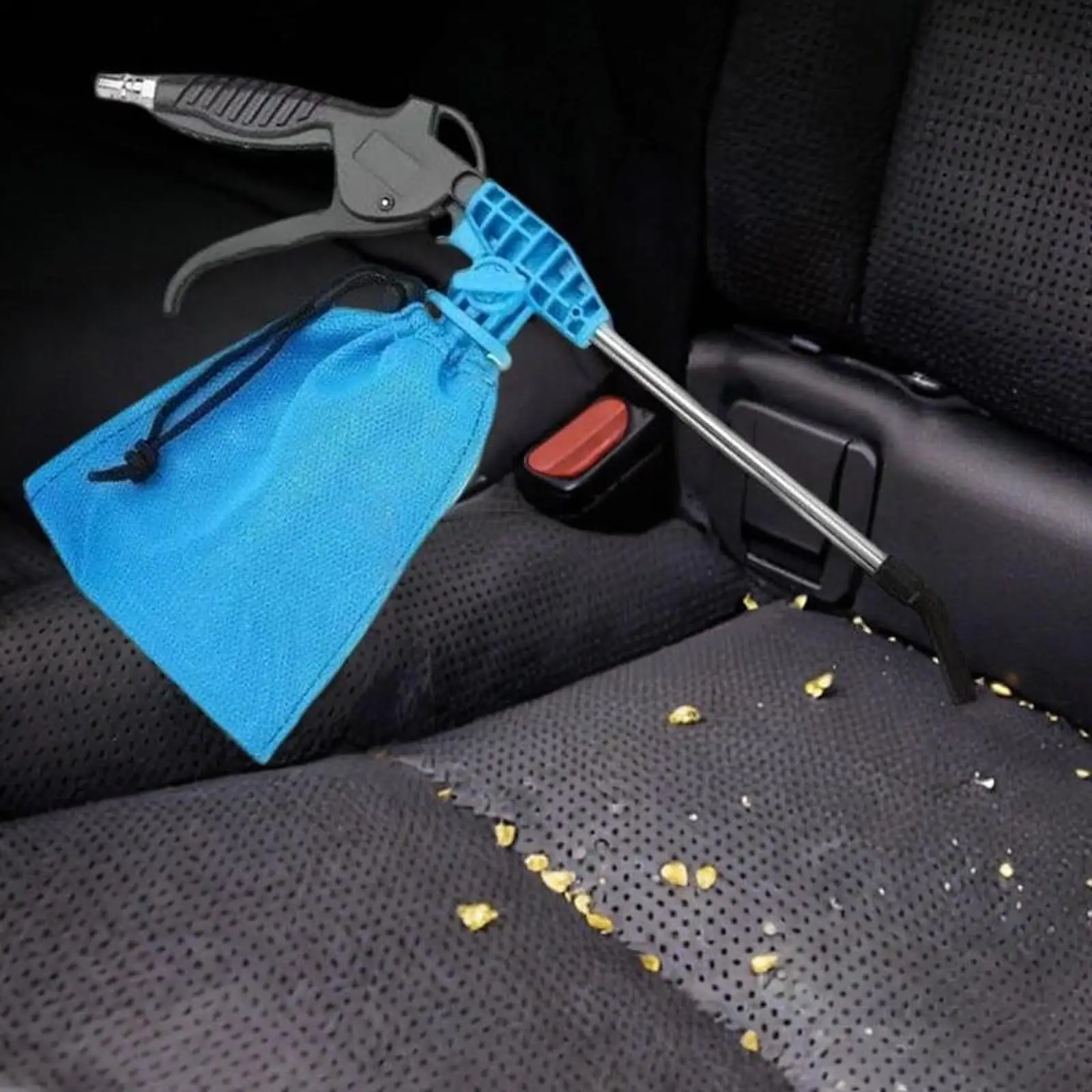 에어 블로우 흡입 청소기 공압 공기 압축기 액세서리 인체공학적 핸들 흡입 도구 가정용 기계용 먼지 송풍기