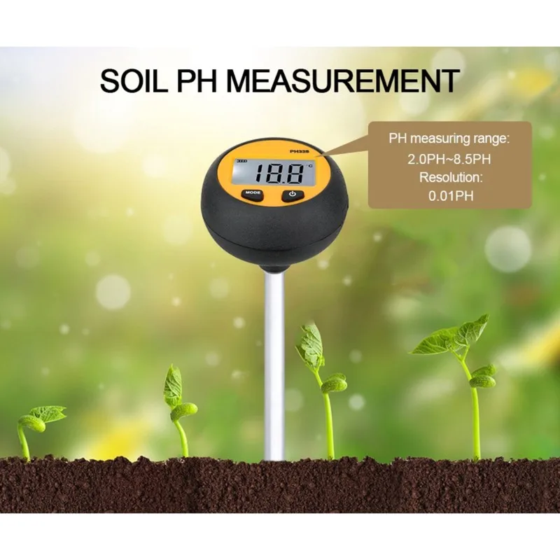 M11K-PH328 Soil PH Tester, Multifunctional Soil Tester, Soil Tester For Flowers And Plants,Soil Moisture Meter