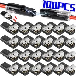 1/100pcs 2 Pin Way Plug Waterproof Electrical Connector Car Wire Cable Automotive Electrical Connector Strip Terminal Connection