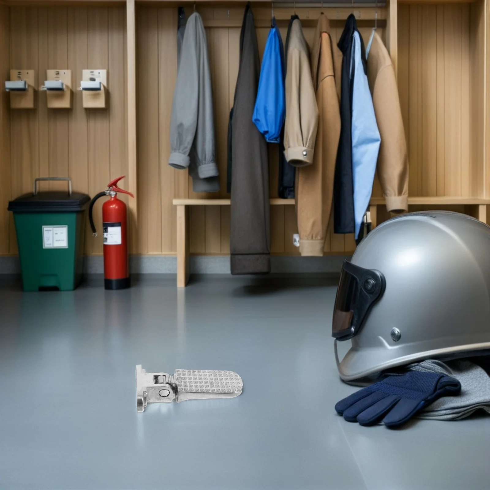 

2Pcs Motorcycle Rear Foot Pegs Heavy Duty Aluminum Alloy Non-Slip Passenger Footrest Support Suitable for Motorbikes Electric