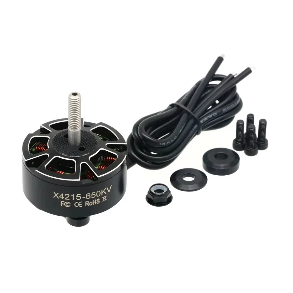 

4pcs Angel RC Motor X4215 400KV 650KV Brushless Motor For 13-16 Inch FPV Drone Long Range RC Model