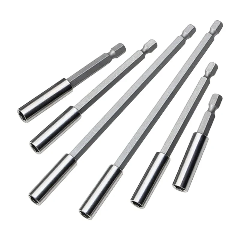 1pc 60/75/100/150mm Hexagonal Handle Extension Connecting Rod 1/4 Quick Change Extension Rod Batch Head Joint Tool Accessories