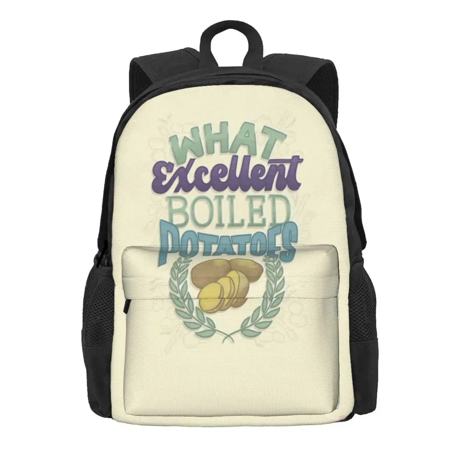 Excellent Boiled Potatoes Hot Sale Schoolbag Backpack Fashion Bags What Excellent Boiled Potatoes Mr Collins Mr Darcy Pride And