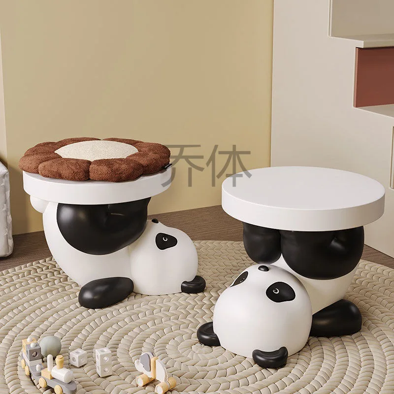 

Panda Cute Shoe Stool Door Home Cartoon Creative Personality Cream Wind Door Shoe Stool