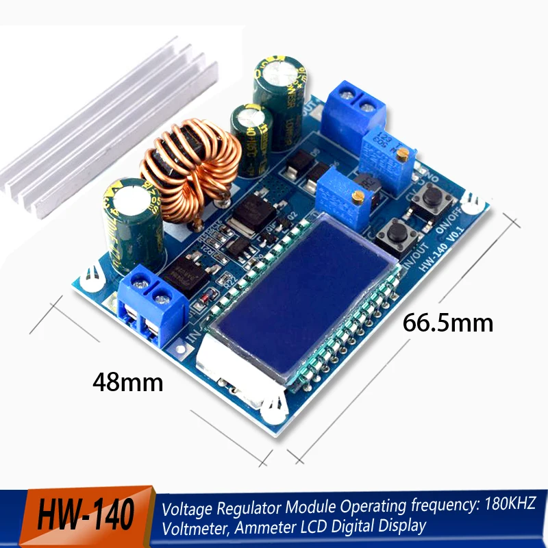 DC-DC Buck-Boost Spannungsregler 0,5–30V / 4A – Variabel, CV/CC, Mit LCD-Display, Einstellbare Schutzfunktionen, Für Solar, LED & Ladeanwendungen DC-DC Buck-Boost Spannungsregler 0,5–30V / 4A – Variabel, CV/CC, Mit LCD-Display, Einstellbare Schutzfunktionen, Für Solar, LED & Ladeanwendungen