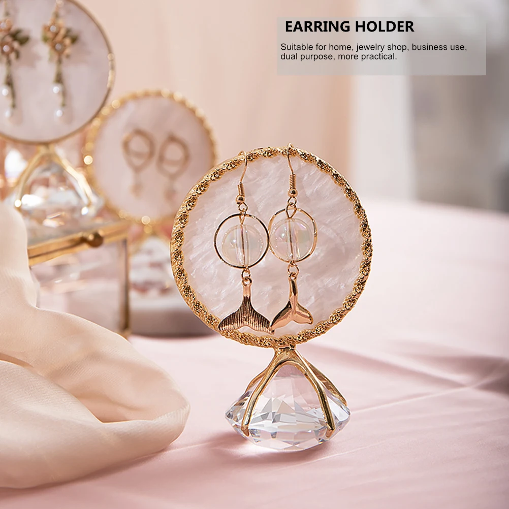 

Diamond Earring Display Stand Jewelry Rack Holder Durable Practical Home Shop Business Use Ideal For Earring Stud Organization
