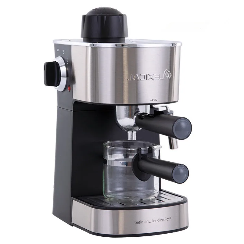 EU Regulation  Pump Espresso Coffee Maker Puff Home Small Semi-automatic Espresso Machine Steam Coffee Machine