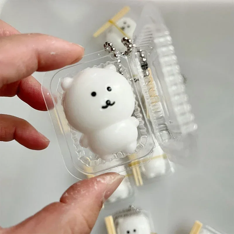 JOKE Bear Lunch Box Squishy Kawaii Squishy Toys Bag Cute KEY Pendant Pinching Squeezeing Decompression Toy Party Birthday Gifts