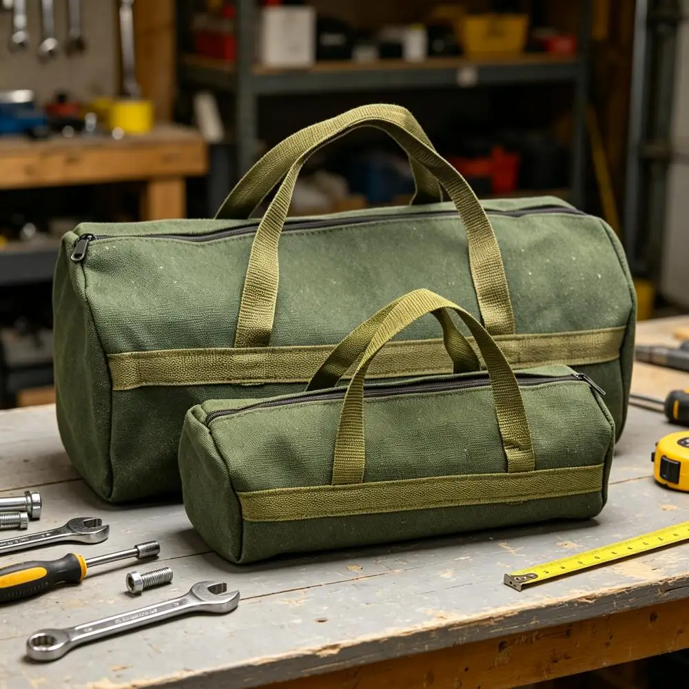 Multi-functional Electrician Tool Bag Portable Handheld Canvas Storage Pouch Large Small Size Utility Organizer
