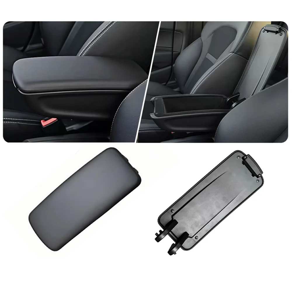 

8X0864245B Black Leather Center Console Cover Armrest for Audi A1 8X1 2012-2018
