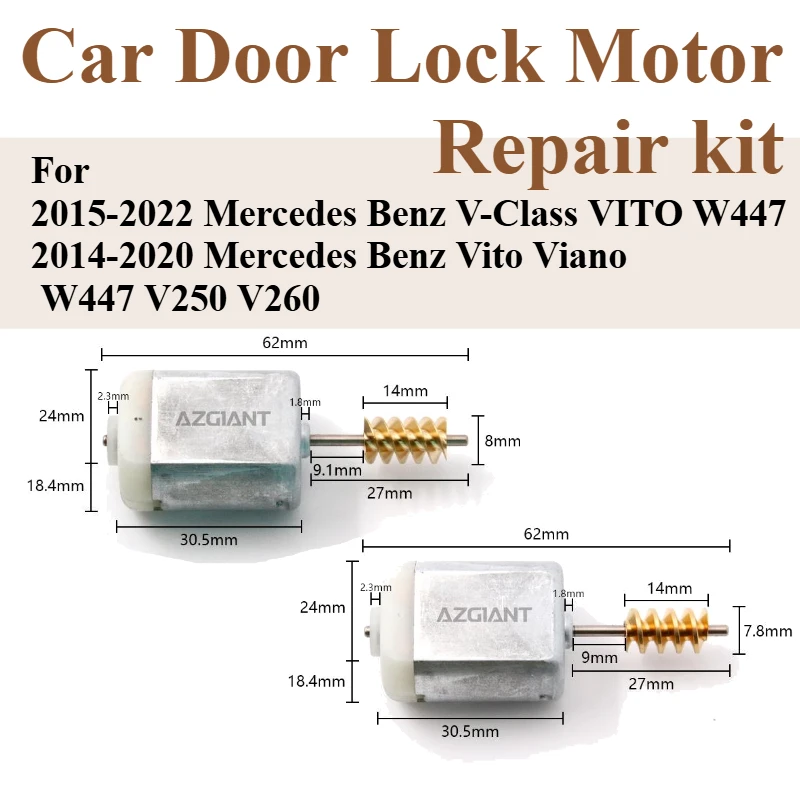 

Door Lock Motor For Mercedes Benz V-Class VITO W447 Viano W447 V250 V260 Car Central Control Door Lock Actuator Power Repair DIY
