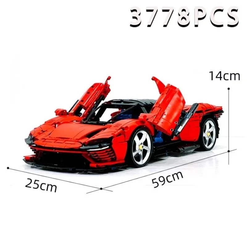 جديد 42143 Supercar High Tech التقنية SP3 نموذج بنة ألعاب سيارات رياضية للبنين بنات هدية عيد ميلاد هدايا عيد الميلاد