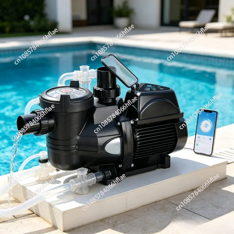 APP Control Variable Frequency Pool Pump Energy Saving Adjustable Flow for Home Swimming Pool Circulation