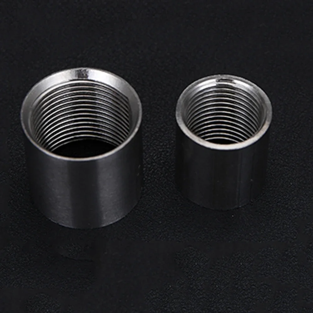 1/8" 1/4" 3/8" 1/2" 3/4" 1" 2" 3" 4" BSPT Female Round Coupler Connector Adapter 201 304 316 Stainless Steel Pipe Fitting Water