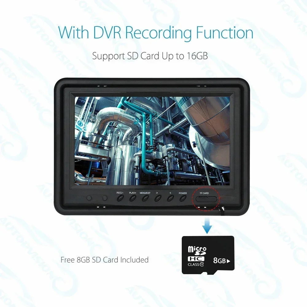 9'' TFT LCD Color Monitor Endoscope Camera Only Fit WP90 Series Replacement Parts/accessories  IP68 Waterproof Level