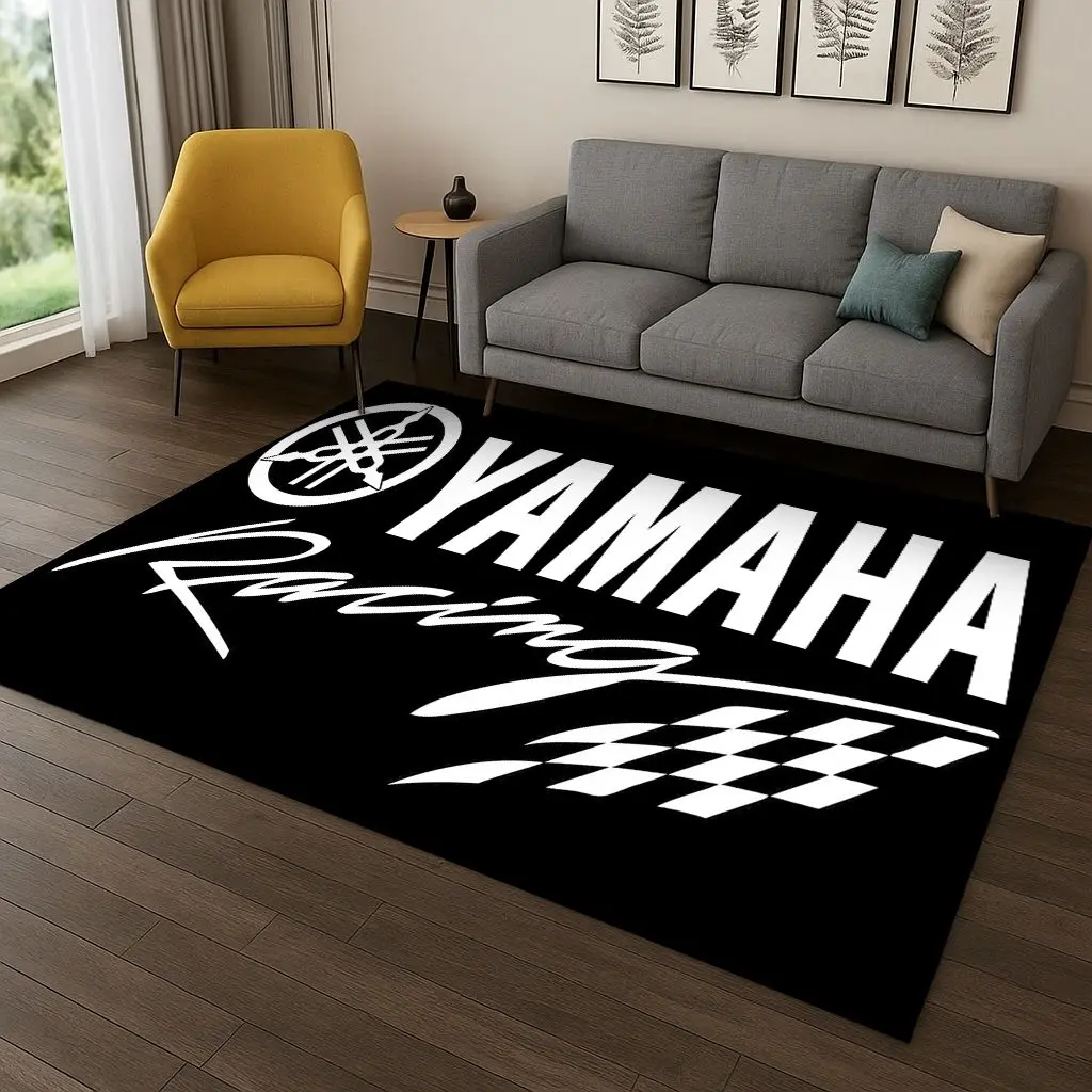 Tapis classique Y-Yamaha Moto Sign pour chambre à coucher, salon, canapé, paillasson, décoration de maison, tapis de zone de jeu pour enfants, cadeau de noël antidérapant
