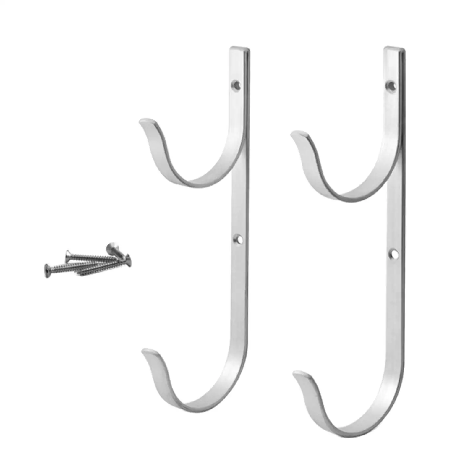 

Set of 2 Telescoping Storage Rack Skimmers Vacuum Hose Hook Accessories