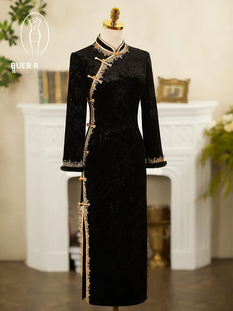 ele-long-sve-velvet-qipao-dr-per-donna-colletto-rialzato-con-bottoni-dimagrante-inverno-faion-retro-sle-gonna-di-media-lunghezza