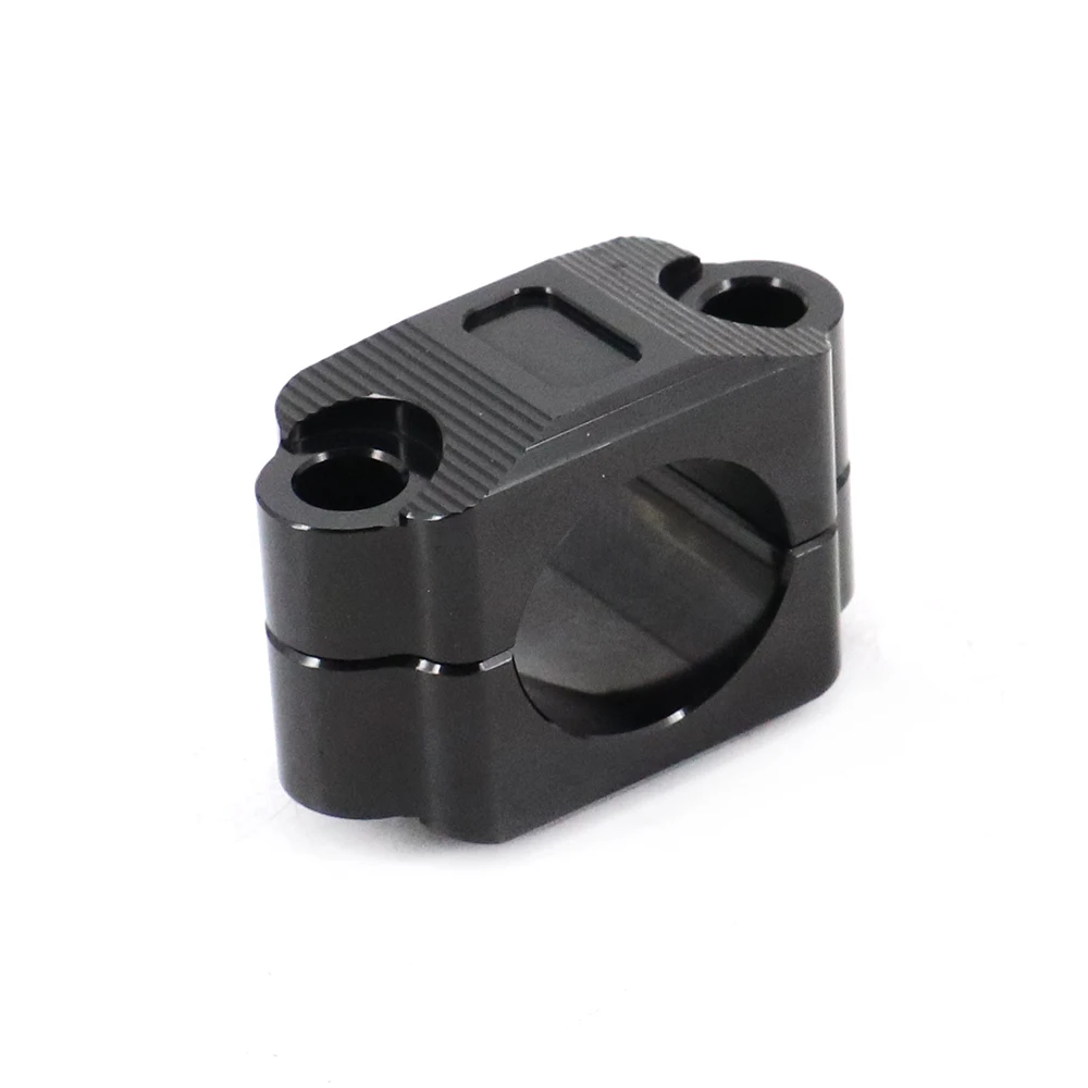 Motorcycle HandleBar Fat Bar Mount Clamp Adaptor Risers Adapter For 22mm Diameter Universal Motorcycle Aluminum Alloy