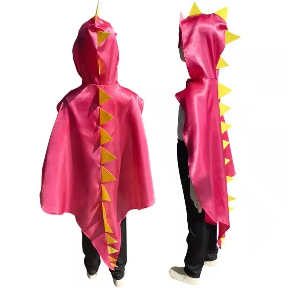 

Cute Mask Dragon Cloak Hooded Cape Golves Halloween Kids Costume Cosplay Costumes Dinosaur Costume Party