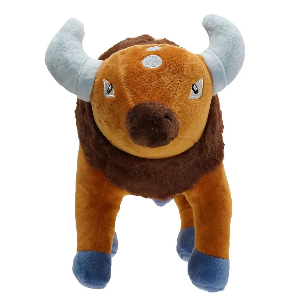 28cm Tauros Pokémon Plüschfigur, Wütender Stier Kuscheltier, Weiches Stofftier, Sammlerstück Geschenk für Kinder, Anime-Kreatur – Detail 2