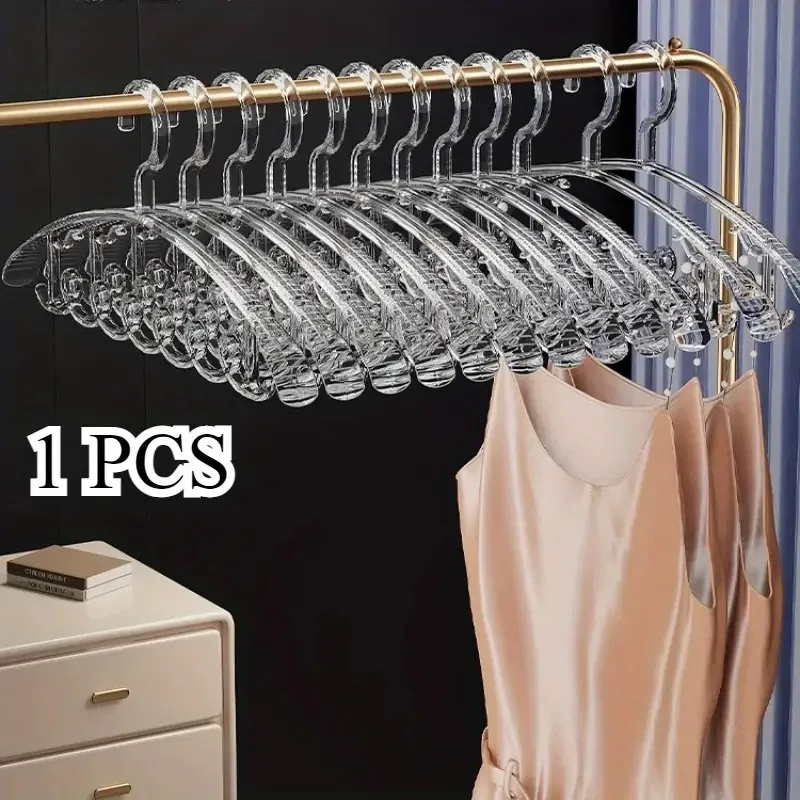 

1pc Wide Shoulder Seamless Clothes Hanger for Home and Dormitory | Durable Space-Saving Closet Organizer Rack for Jackets